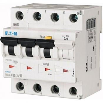 C32 30mA Earth Leakage Circuit Breaker with C-Characteristic, 3-Pole + Neutral