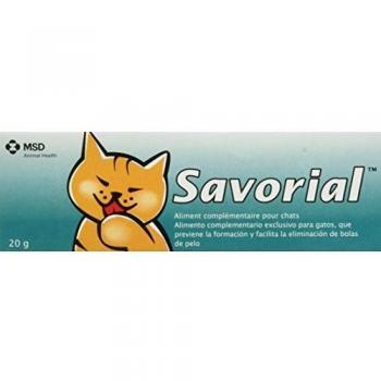 Pasta de Malta Savorial MSD para Tratamiento de Bolas de Pelo en Gatos, 20 gr