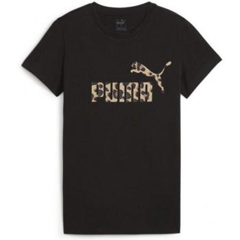 Camiseta Puma Essentials+ Animal Graphic Negro Mujer