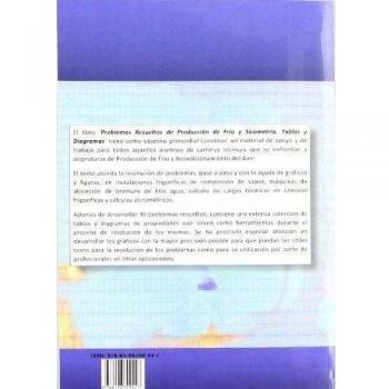 Problemas resueltos de producción del frío y sicrometría. Tablas y diagramas
