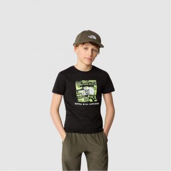 Camiseta Niño The North Face Red Box Negra