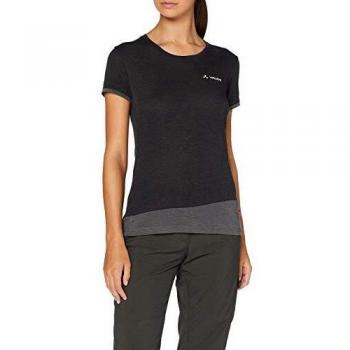VAUDE Women's Sveit T-Shirt T-Shirt, Mujer, Black Uni, 40
