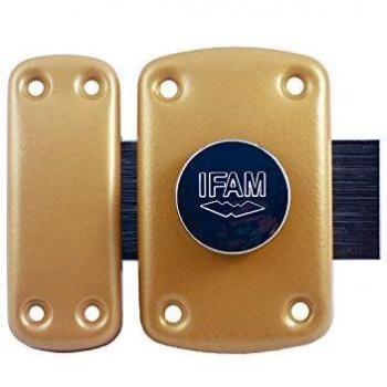 Cerrojo de Seguridad B5.50 con Acabado Latonado y Tres Llaves de Serreta - IFAM