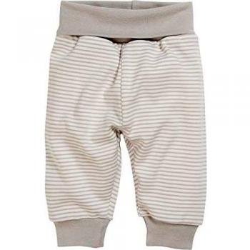 Schnizler Baby-Pumphose Interlock Striped Pantalones de Deporte Unisex bebé, Beige, 50 cm