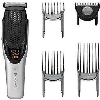 Remington Máquina de Cortar Pelo X6 Power-X Series, Cortapelos con Cable e Inalámbrico, Cuchillas de Acero de Calidad Japonesa, 72 Ajustes de Longitud, 3 Peines Ajustables, 90 min Autonomía - HC6001