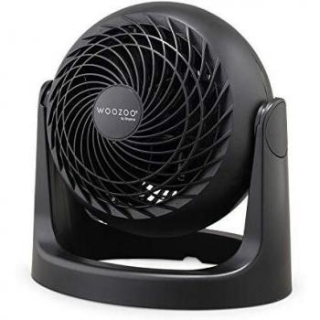 Iris ohyama ventilador de mesa potente y silencioso angulo ajustable de 360 zz woozoo pcfhe15 negro 292 x 259 x 259 cm