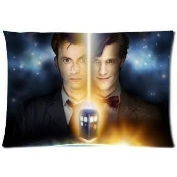 Trendsetter Doctor Who Tradis Custom algodón y poliéster cojín funda de almohada de funda de almohada de 20 x 30 