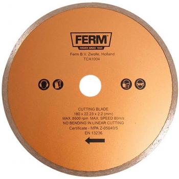 Ferm TCA1004 Cuchilla de diamante 180 mm, para cortadora de baldosas