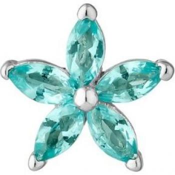 Ear Candy - Piercing Caléndula de plata bañado en rodio