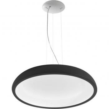 Lámpara colgante LED Reflexio de Stilnovo, Ø65cm, negra