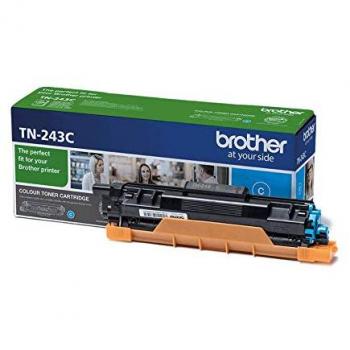 Brother TN-243C Toner Cartridge, Cyan, Single Pack, Standard Yield, Includes 1 x Toner Cartridge, Brother Genuine Supplies
