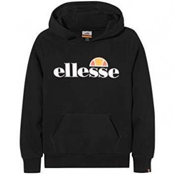 Sudadera con Capucha Ellesse Jero Oh Hoody Junior Negra 12-13 Años, 80% Algodón, 20% Poliéster