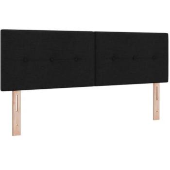 Cabecero LED con Tira de Luces Negras 160 cm en Poliéster, Diseño Moderno y Funcional