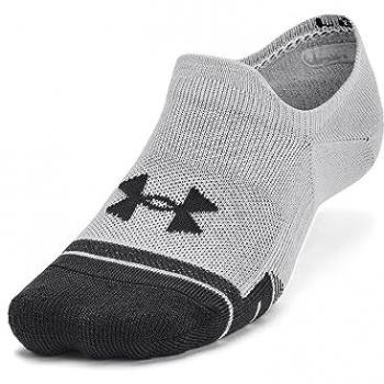 Under Armour Calcetines Cortos Performance Tech 3 Pares, Unisex Adulto, Talla XL, Colores Gris Mod/Blanco/Gris Jet