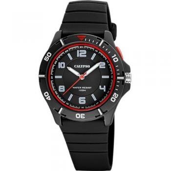 Reloj Calypso Sweet Time K5857/6 Negro Hombre, Reloj de hombre K5857/6 Sweet Time de caucho negro, Reloj CALYPSO Para Hombre K5857 Sweet Time Caja de Cau