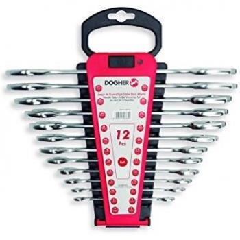 Dogher 450-022 - Juego 12 Llaves Doble Boca Abierta
