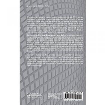 Advances in Physical Ergonomics and Safety