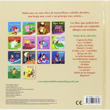 Rapunzel: Con texturas en el interior - éditions Milan