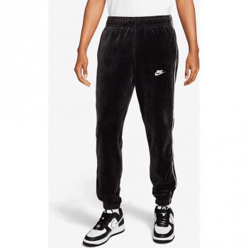Nike Club Velour Track Pant - Pantalones de terciopelo para hombre, color negro, disponibles en tallas L y XL