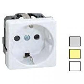 Simon 27472-62 - Base Enchufe Schuko Con Seguridad Embornamiento Tornillo
