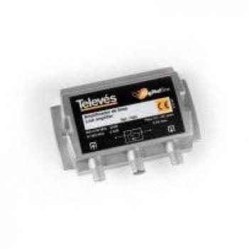 Televes 7485 - Amplificador fi 20db vs95 con paso terrestre