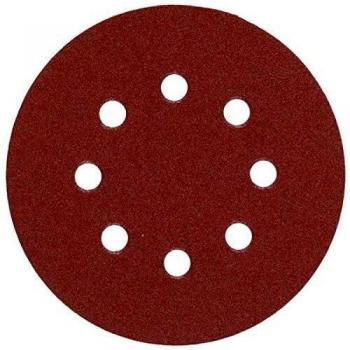 Milwaukee Disco de lixa 8 Orif 125 mm Grao 80 5un