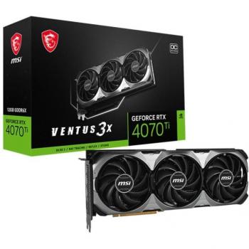 MSI GeForce RTX 4070 Ti VENTUS 3X E1 OC 12GB GDDR6X
