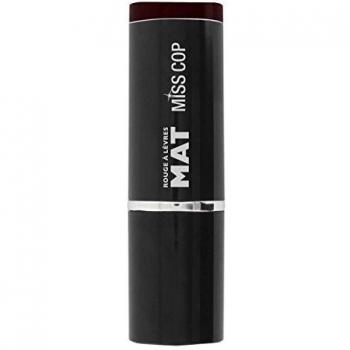 Miss Cop - Barra de Labios Mate 3 g Negro Unisex