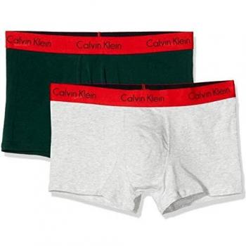 Calvin Klein Trunk 2pk Bañador, Gris