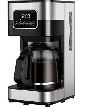 1,5L Cafetera de Goteo, Programable Cafetera de Filtro con temporizador, 2 Selección de la Intensidad del Café, Pantalla Táctil, Mantenimiento del Calor, Sistema Antigoteo, Filtro Reutilizable, 900W