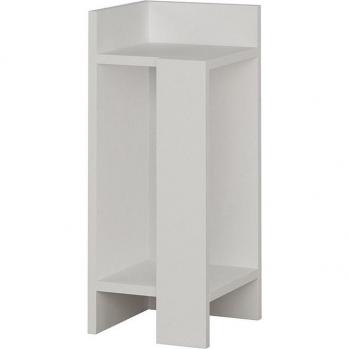 Mesilla WellHome 100% tablero aglomerado rechapado en melamina color blanco