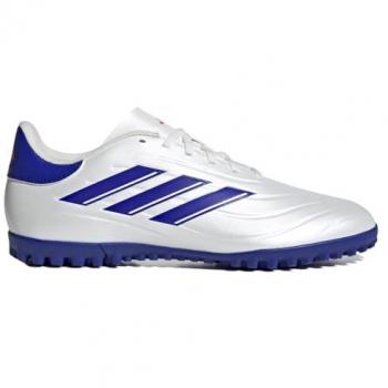 Adidas Copa Pure 2 Club Tf Ig8688 - Botas de fútbol para césped artificial, diseño clásico, parte superior de cuero sintético, plantilla cómoda, suela con tacos específicos para césped artificial