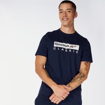 Camiseta de Manga Corta Reebok GS Classic Hombre Talla S Color Azul Marino