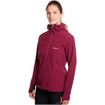 Chaqueta de mujer Trangoworld Kyashar con capucha, color rojo, talla M