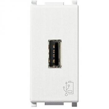 Presa de Alimentación USB Plana 5V 1,5A Vimar 14292 - Color Blanco
