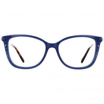 Gafas Cat Eye Armazón Completo de Plástico Azules para Mujer - Lentes Recetadas y Anti-Azules - SmartBuy Collection