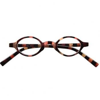 SILAC - Little Brown 7094 - Gafas de Lectura Unisex Pequeñas y Ovaladas - Gafas de Cerca para Hombres y Mujeres Ligeras y Resistentes - para Presbicia - Dioptrías +1.25 - Marrones