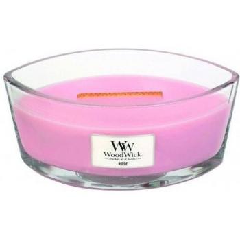WoodWick 76068 - Rose Vela Perfumada En vase De Vidrio color Rosa