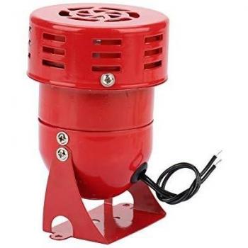 Fafeicy MS-190 Alarma de Motor de viento 220V 120DB, Sonido Industrial Protección Eléctrica Contra Robo Sirena Accionada Por Motor Industria de Bocina de Metal Alarma de Barco