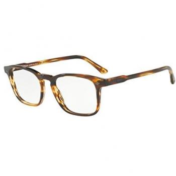 Armani Giorgio 0AR8103V, Monturas de Gafas para Hombre, Striped Brown, 53