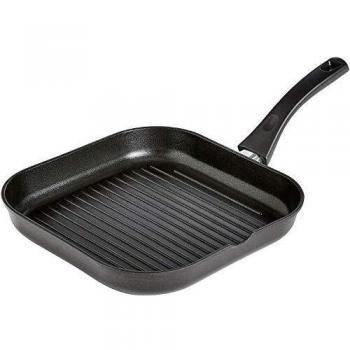 Amazon Basics Sartén Parrilla de Inducción Antiadherente - 28 cm