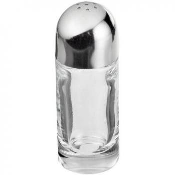 Alessi 5075 - Salero de Cristal y Acero Inoxidable Pulido