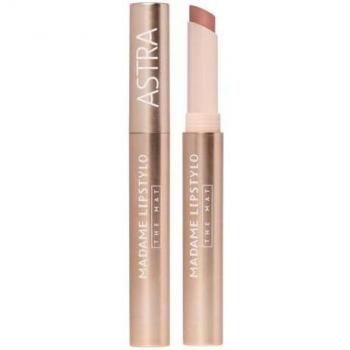 Astra Madame Lipstylo The Mat 2 Noblesse Oblige Barra de Labios - Barra de labios con textura de crema, efecto mate, tono 02 Noblesse Oblige, 2 g