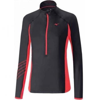 Mizuno - Camiseta de manga larga - para mujer negro negro Medium