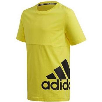 adidas Yb Mh Bos T2 Camiseta, Niños, amasho/Negro, 128