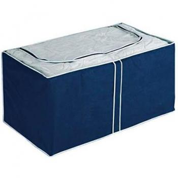 Wenko Air Caja Jumbo, Polipropileno, Azul, 53 x 91 x 48 cm