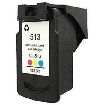 Tinteiro Compatible Canon CL-513 Colorido 3x5ML para PIXMA MP240/MP260/MP480/MX320/MX330