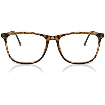 Gafas Recetadas Cuadrado Montuta Completa Plástico Tortoiseshell para Hombre - Gafas Anti-Azules - SmartBuy Collection