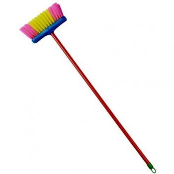 Escoba Infantil Theo Klein 6612 de 61 cm con Mango Estable y Cerdas de Plástico, Juguete para Niños a Partir de 3 Años