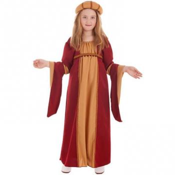 Disfraz de Cortesana Medieval para niña talla 0 (2-3 años)